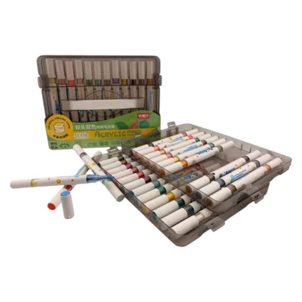 Marcadores De Doble Punta X48 Colores SK-26-378-1