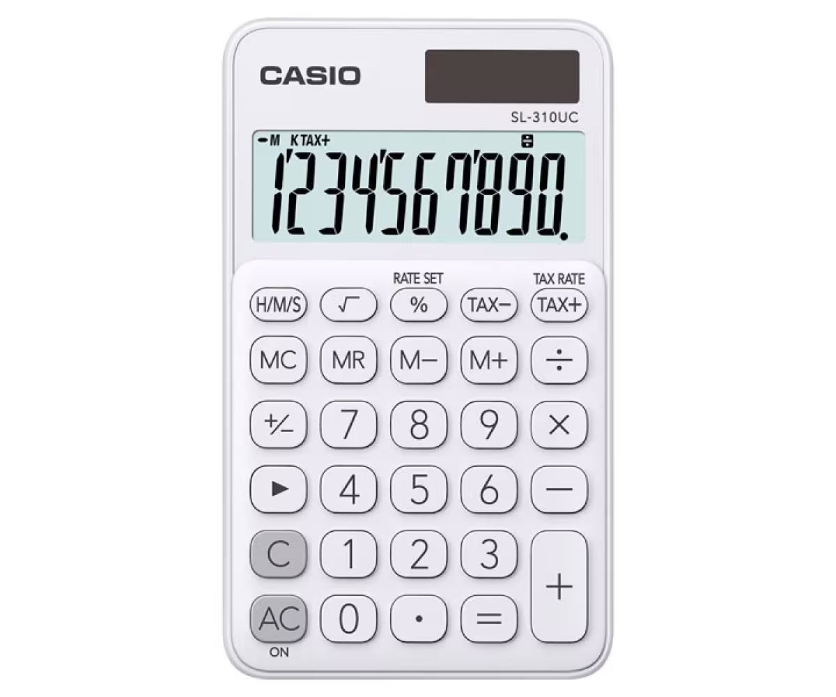 Calculadora Casio Blanca SL-310-WE