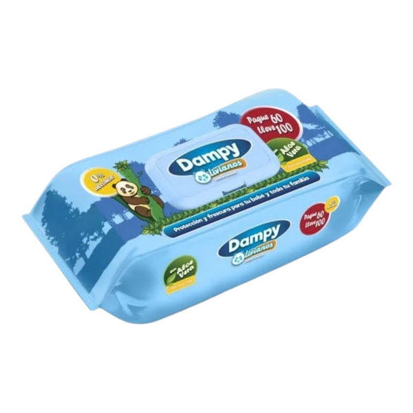 Pañitos Humedos Dampy X100 Toallitas