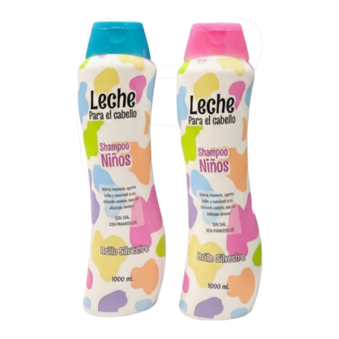 Shampoo Leche Para Niños 1000 Ml DCN-2033 X3 Unds