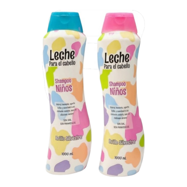 Shampoo Leche Para Niños 1000 Ml DCN-2033 X3 Unds