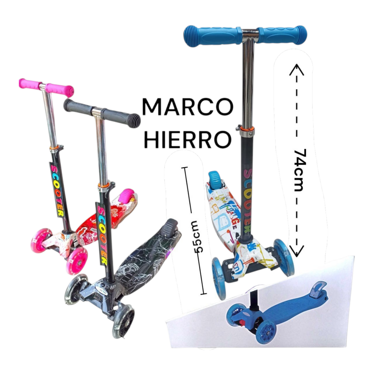 Mono Patin Marco Hierro LP-1416