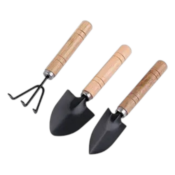 Juego De 3 Herramientas De Jardinería Con Mango Grueso En Bolsa Opp SK-680