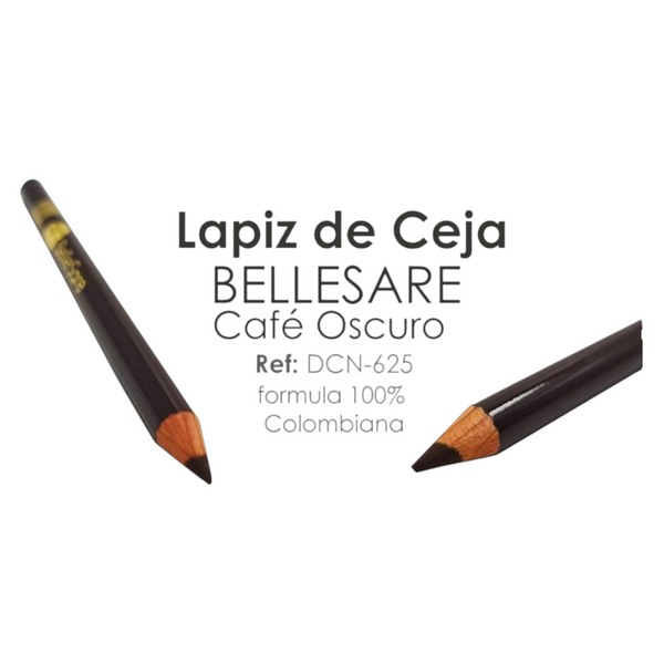 Lapiz De Cejas Color Café Oscuro DCN-625 X3 Unds