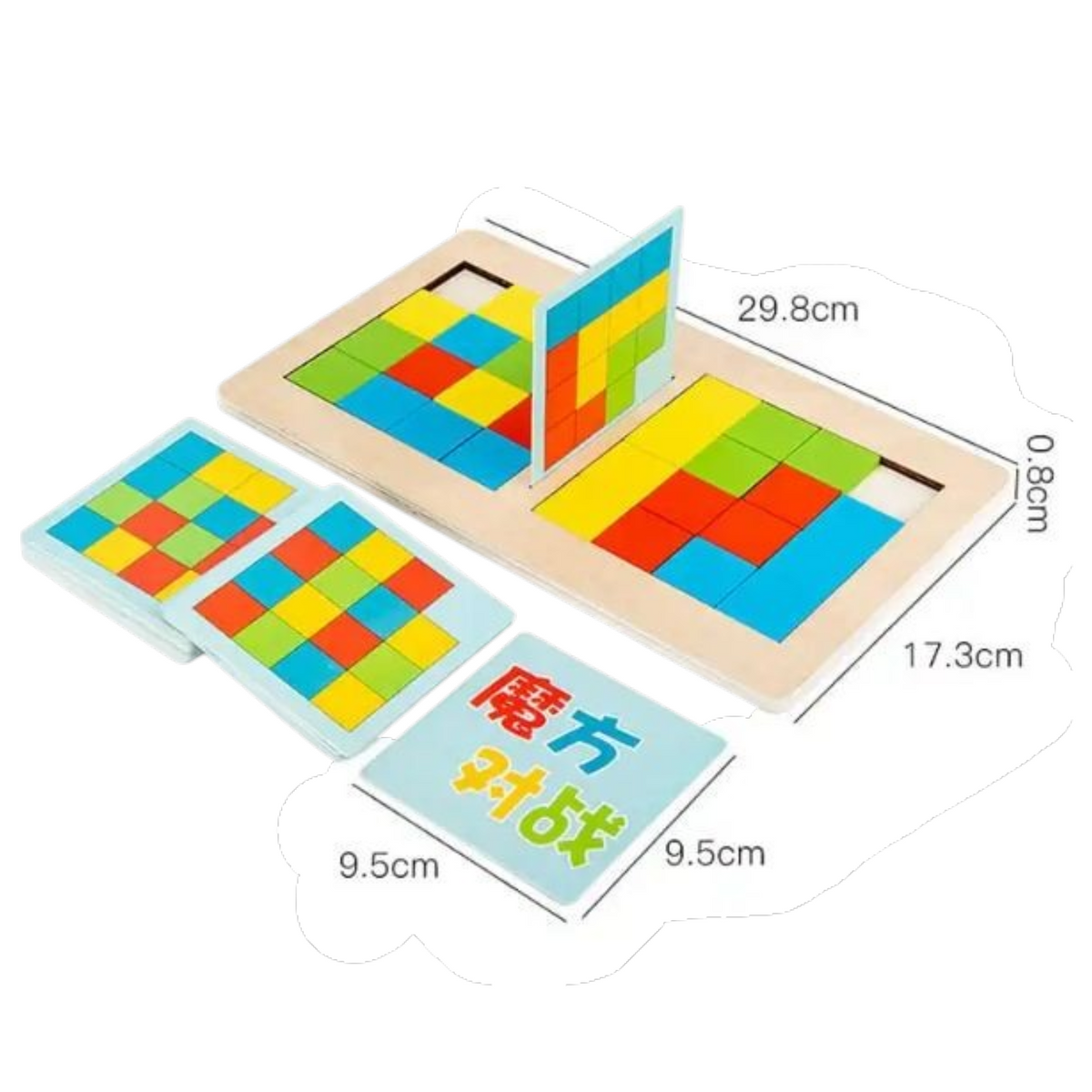 Tablero Batalla Rubik 17.3*29.8 Cm SK-802